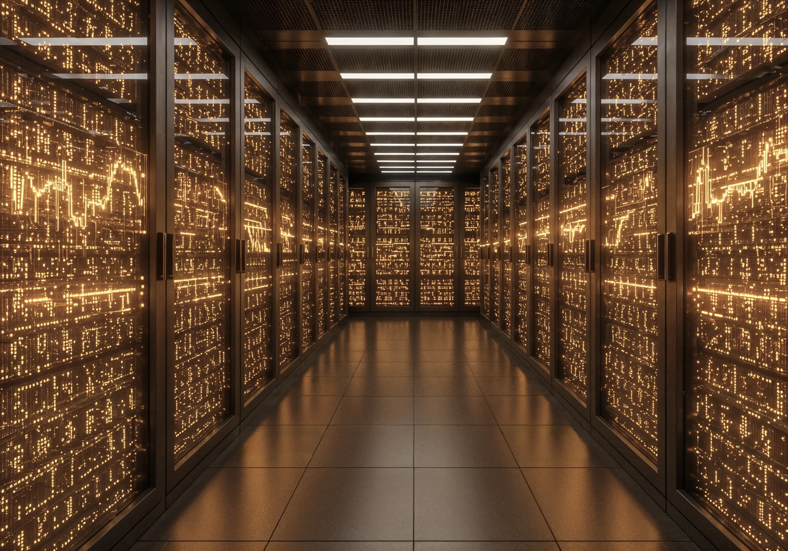A secure server room in a data centre